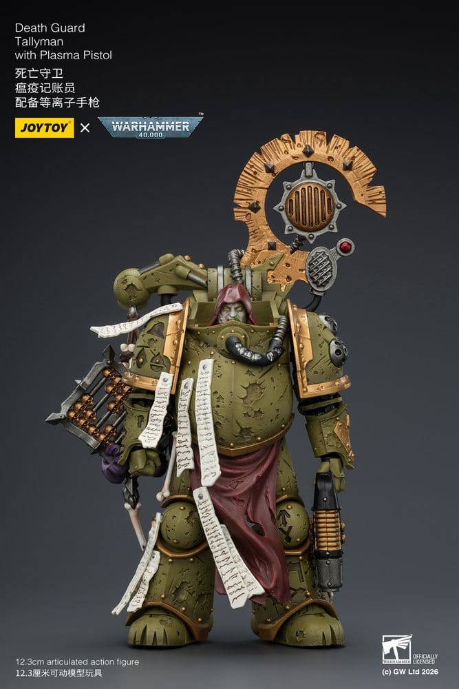 Warhammer 40,000 Figura Death Guard Tallyman 12 cm