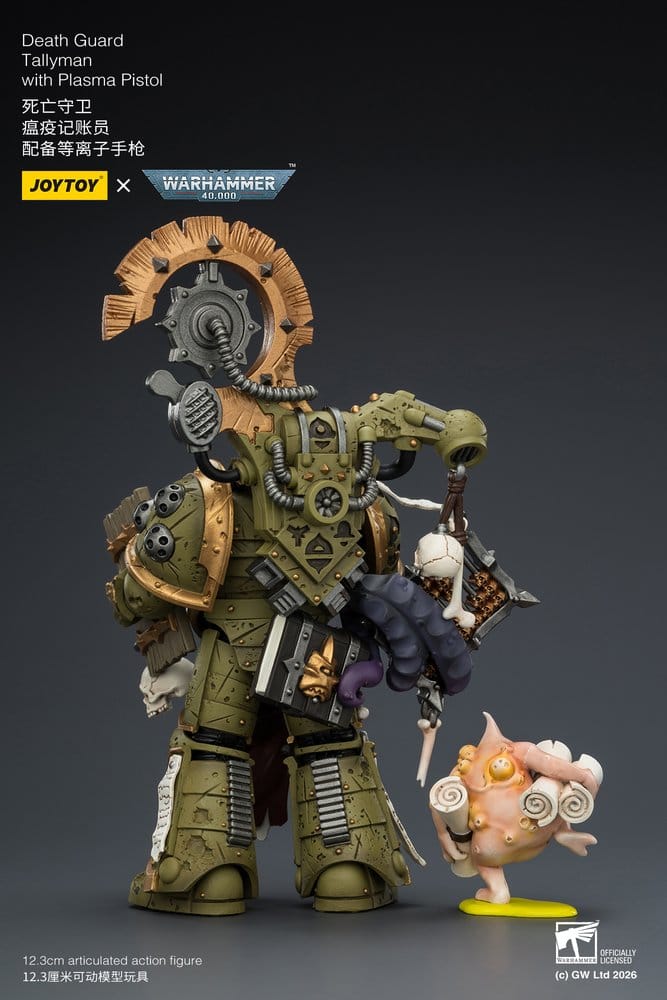 Warhammer 40,000 Figura Death Guard Tallyman 12 cm