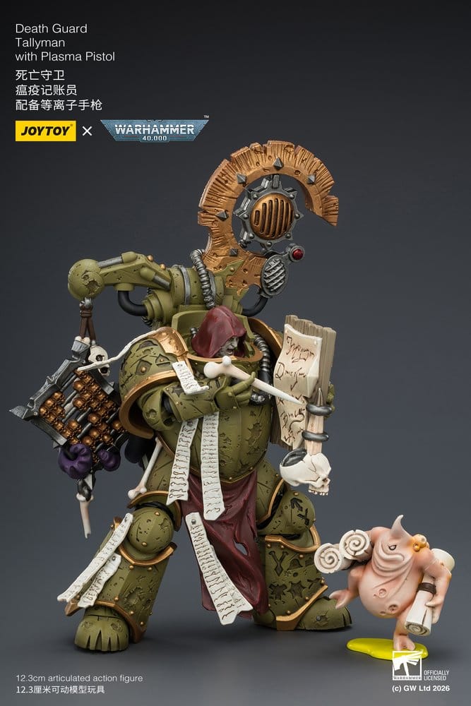 Warhammer 40,000 Figura Death Guard Tallyman 12 cm