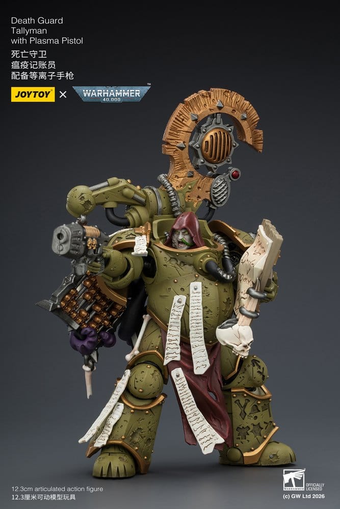 Warhammer 40,000 Figura Death Guard Tallyman 12 cm