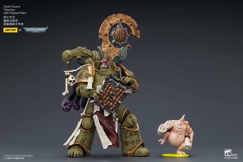 Warhammer 40,000 Figura Death Guard Tallyman 12 cm