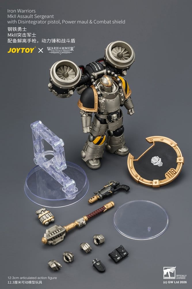 Warhammer The Horus Heresy Figura Iron Warriors MkII Assault Sergeant 12 cm