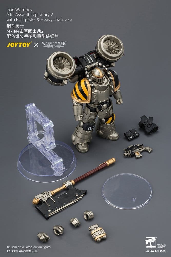 Warhammer The Horus Heresy Figura Iron Warriors MkII Assault Legionary 2 12 cm