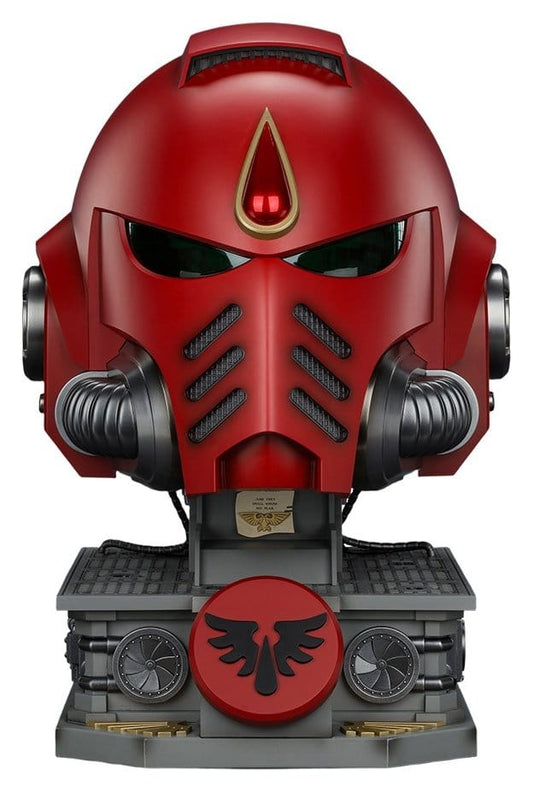 Warhammer Réplica Casco Blood Angels MkX & Soporte de Exhibición 44 cm