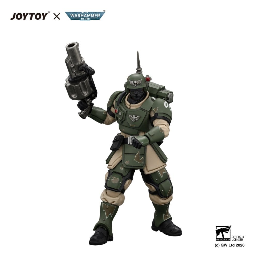 Warhammer Figura Astra Militarum Kasrkin 5 with Grenade Launcher