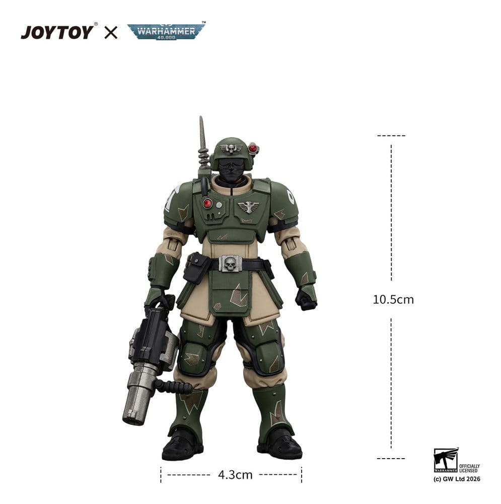 Warhammer Figura Astra Militarum Kasrkin 5 with Grenade Launcher