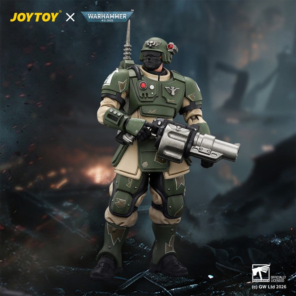 Warhammer Figura Astra Militarum Kasrkin 5 with Grenade Launcher