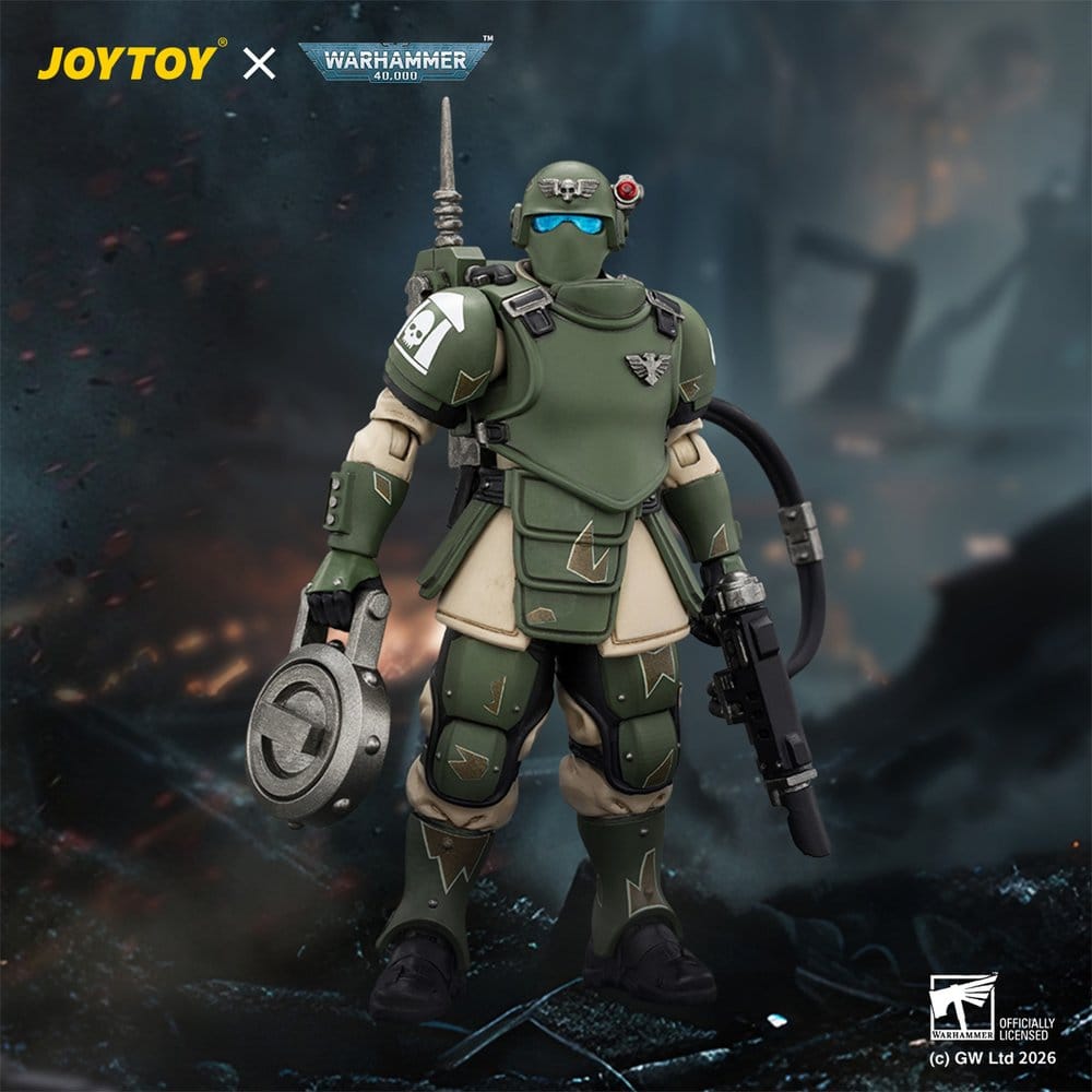 Warhammer Figura Astra Militarum Kasrkin 6 with Hot-shot Laspistol