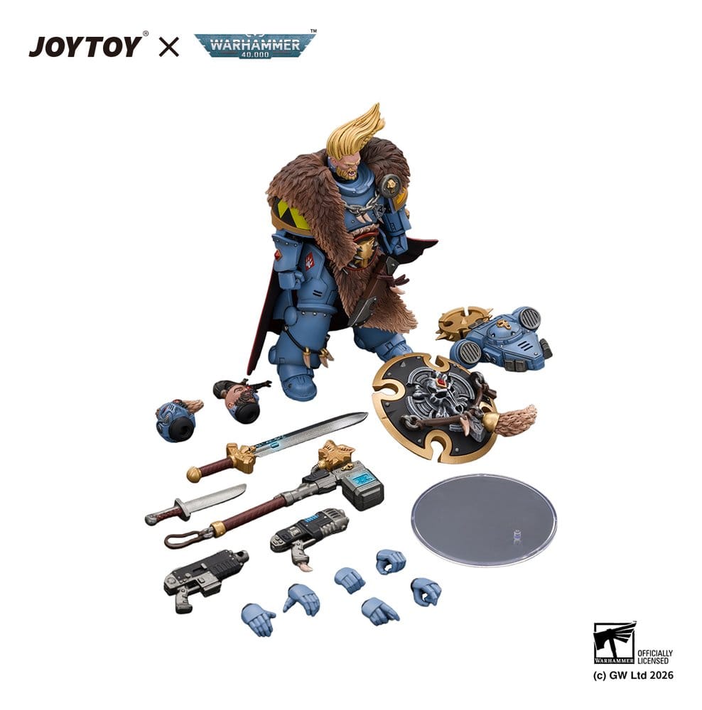 Space Marine Figura Space Wolves Wolf Guard Battle Leader 12 cm