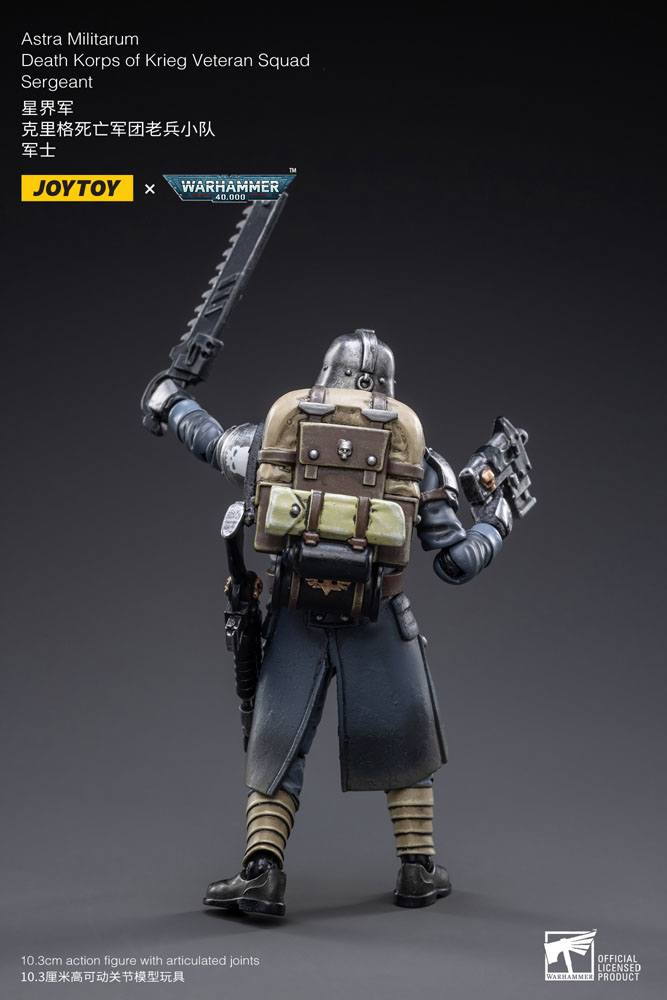 Warhammer 40k Figura 1/18 Death Korps of Krieg Veteran Squad Sergeant 10 cm
