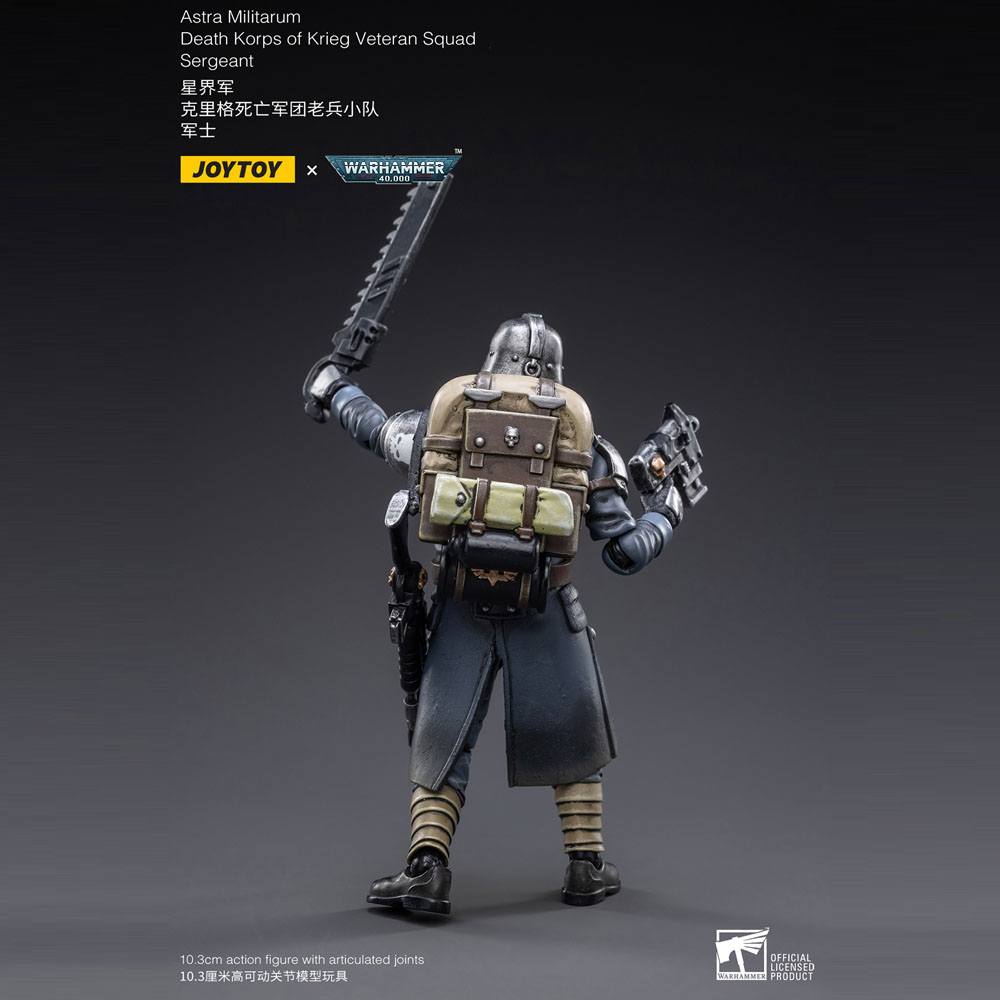 Warhammer 40k Figura 1/18 Death Korps of Krieg Veteran Squad Sergeant 10 cm