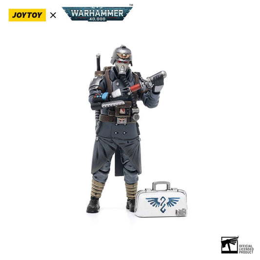 Warhammer 40k Figura 1/18 Death Korps of Krieg Veteran Squad Guardsman Medic 10 cm