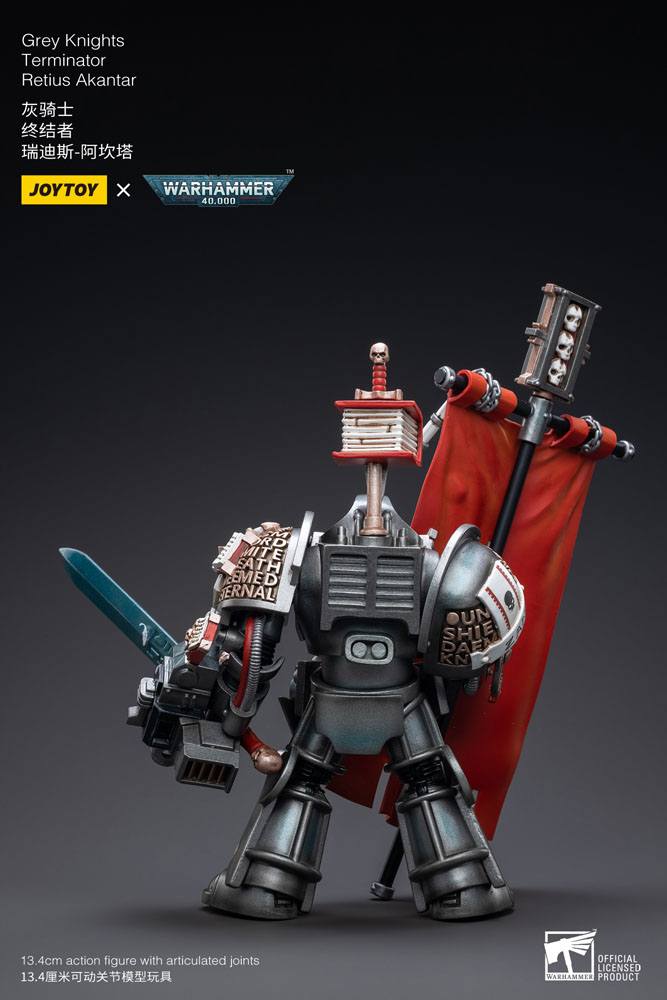 Warhammer 40k Figura 1/18 Grey Knights Terminator Retius Akantar 13 cm