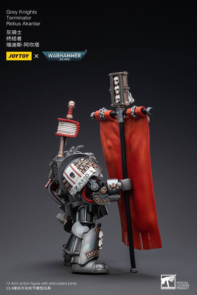 Warhammer 40k Figura 1/18 Grey Knights Terminator Retius Akantar 13 cm
