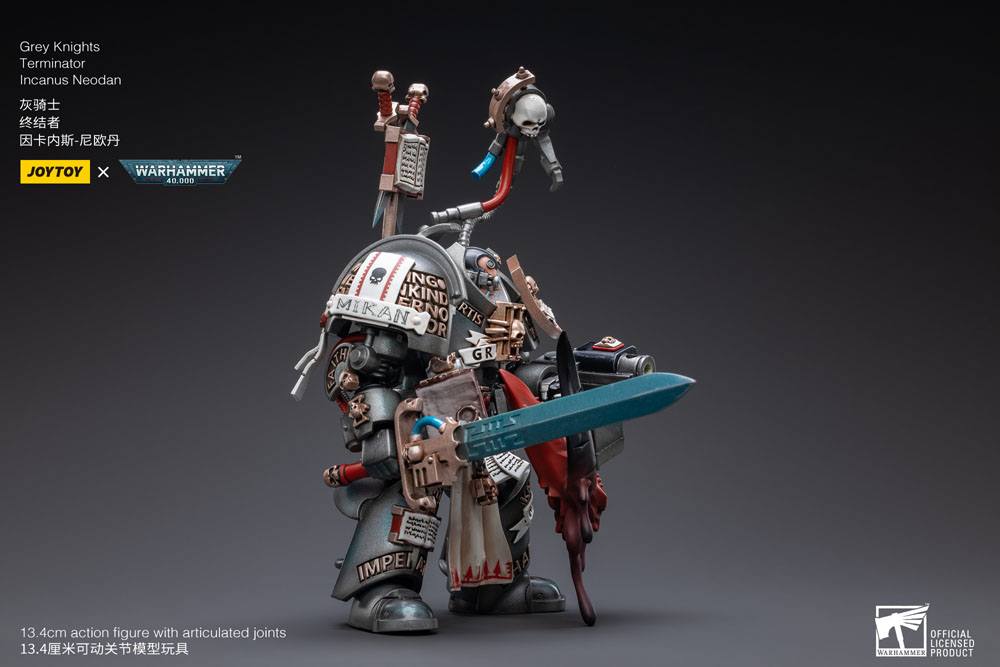 Warhammer 40k Figura 1/18 Grey Knights Terminator Incanus Neodan 13 cm