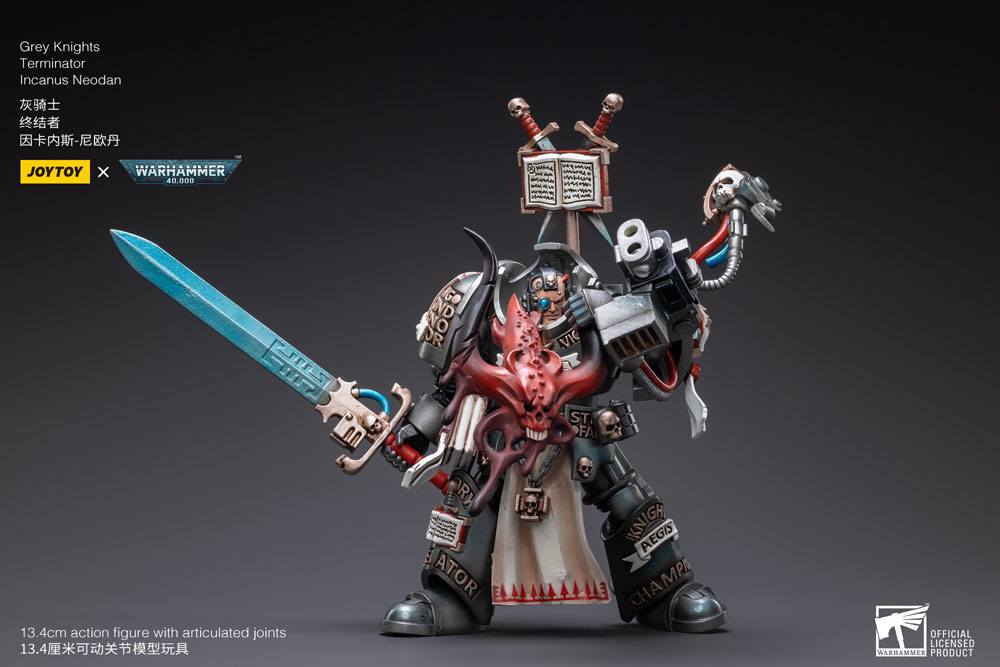 Warhammer 40k Figura 1/18 Grey Knights Terminator Incanus Neodan 13 cm