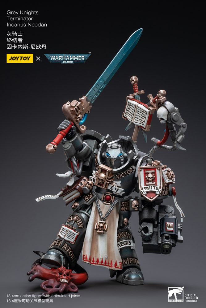 Warhammer 40k Figura 1/18 Grey Knights Terminator Incanus Neodan 13 cm