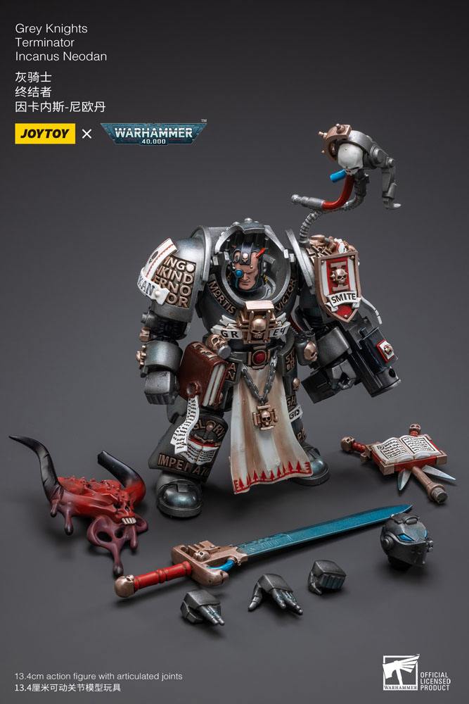 Warhammer 40k Figura 1/18 Grey Knights Terminator Incanus Neodan 13 cm