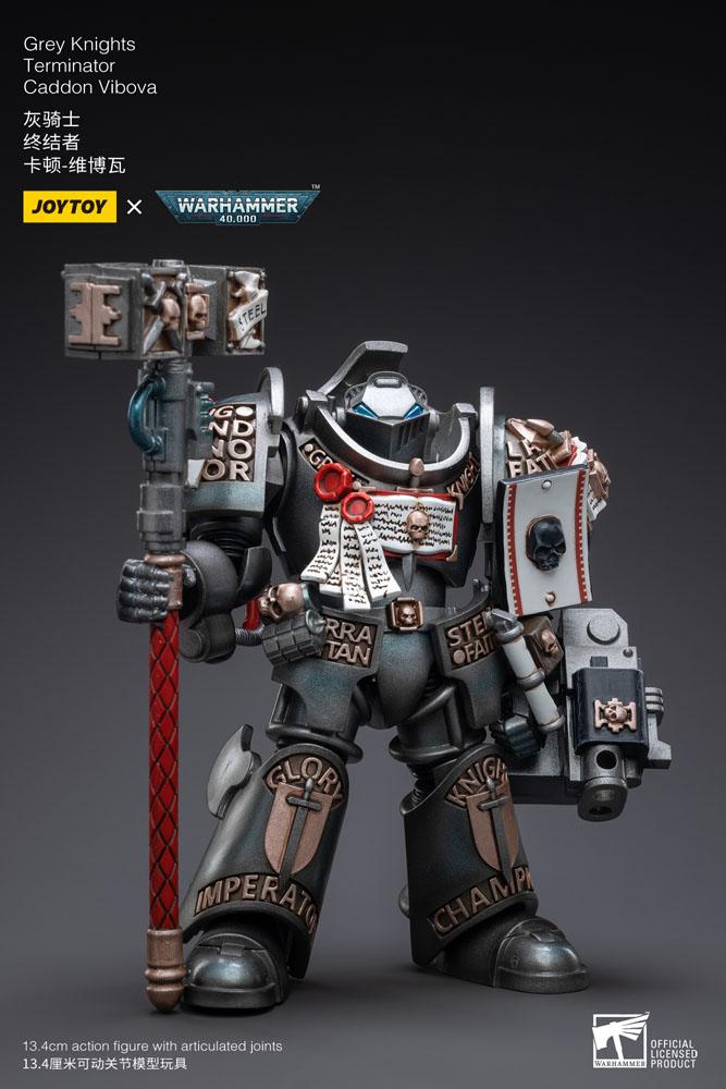 Warhammer 40k Figura 1/18 Grey Knights Terminator Caddon Vibova 13 cm