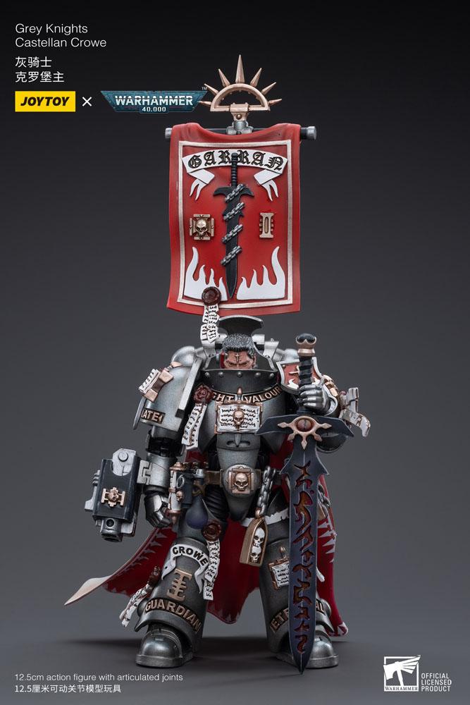 Warhammer 40k Figura 1/18 Grey Knights Castellan Crowe 12 cm