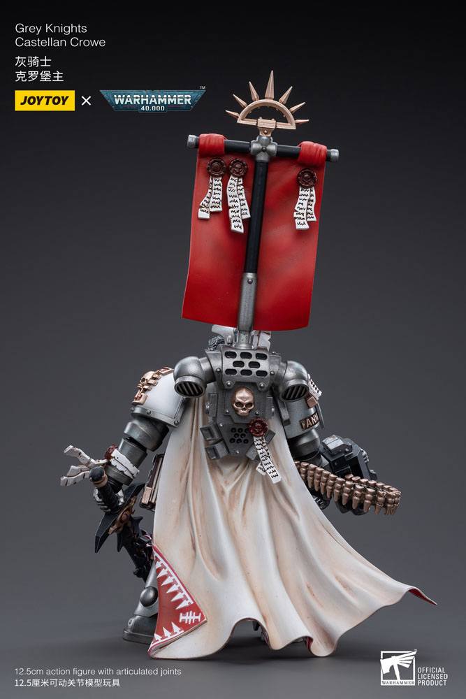 Warhammer 40k Figura 1/18 Grey Knights Castellan Crowe 12 cm