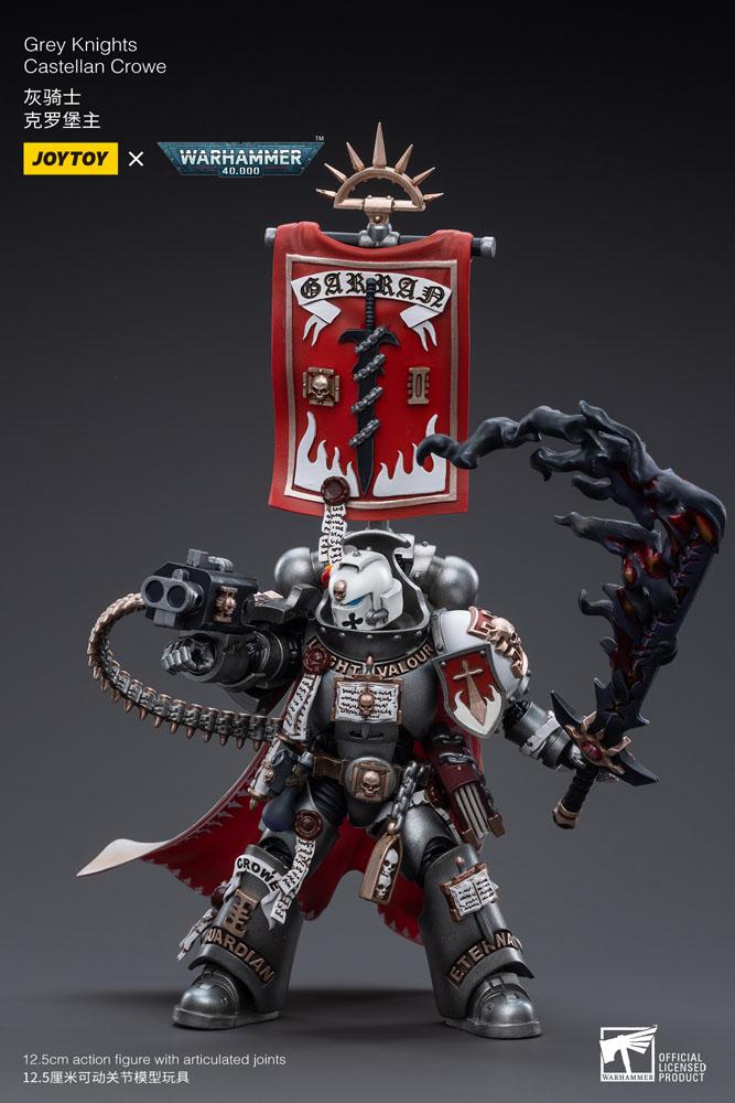 Warhammer 40k Figura 1/18 Grey Knights Castellan Crowe 12 cm