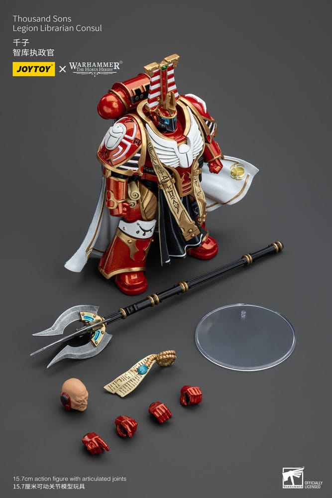 Warhammer The Horus Heresy Figura 1/18 Thousand Sons Legion Librarian Consut 16 cm - Z POP Toys