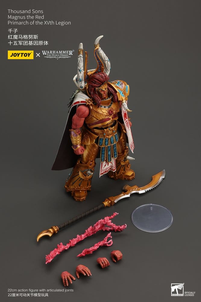 Warhammer The Horus Heresy Figura 1/18 Thousand sons Magnus the Red Primarch of the XVth Legion 22 cm