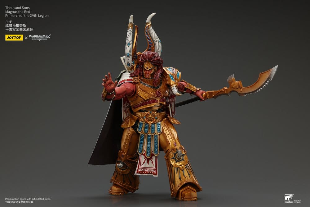 Warhammer The Horus Heresy Figura 1/18 Thousand sons Magnus the Red Primarch of the XVth Legion 22 cm