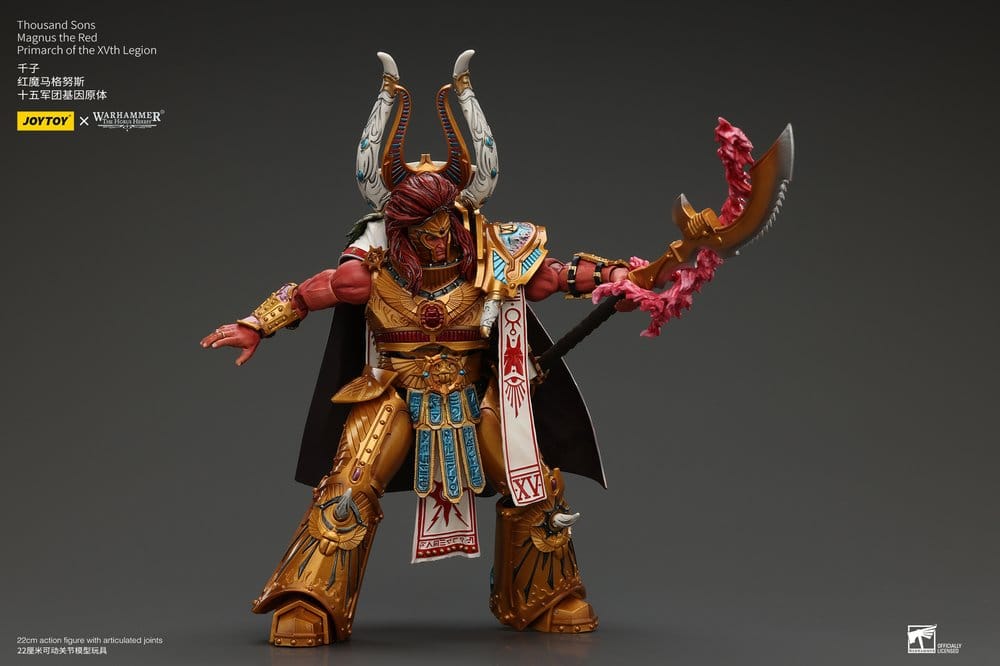 Warhammer The Horus Heresy Figura 1/18 Thousand sons Magnus the Red Primarch of the XVth Legion 22 cm