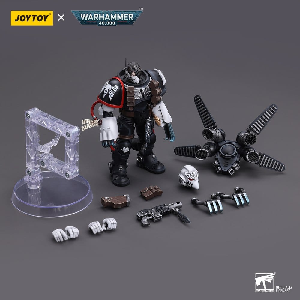 Warhammer 40,000 Figura Raven Guard Chapter Master Kayvaan Shrike 12 cm