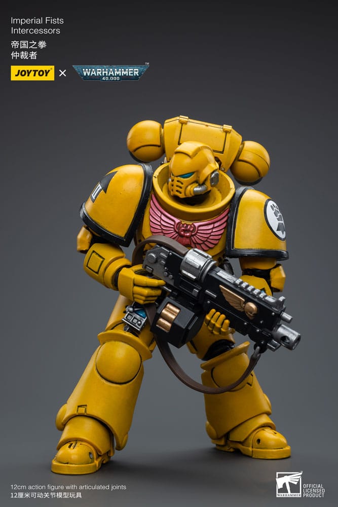 Warhammer 40k Figura 1/18 Imperial Fists Intercessors 12 cm