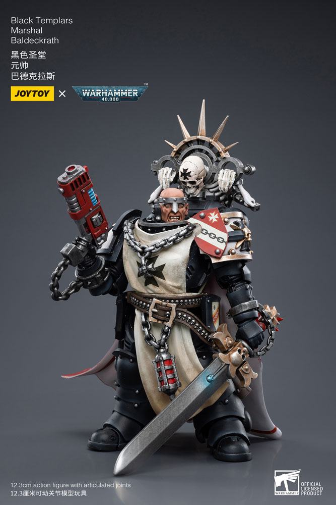 Warhammer 40k Figura 1/18 Black Templars Marshal Baldeckrath 12 cm