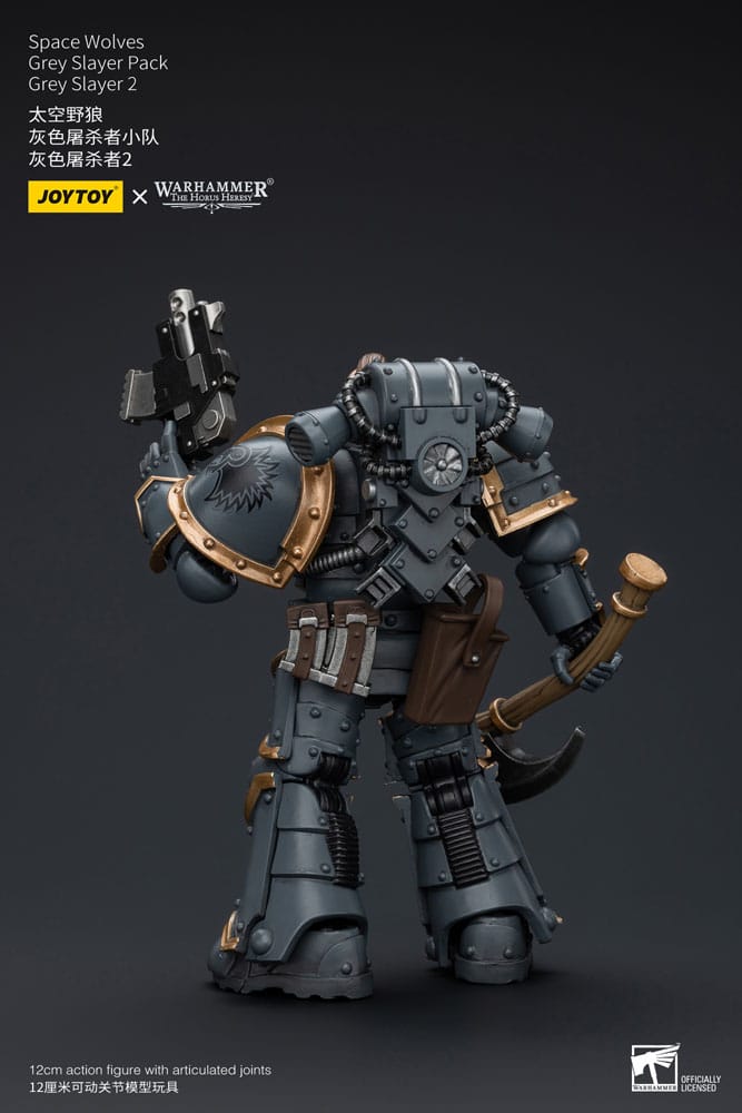 Warhammer The Horus Heresy Figura 1/18 Space Wolves Grey Slayer Pack Grey Slayer 2 12 cm - Z POP Toys