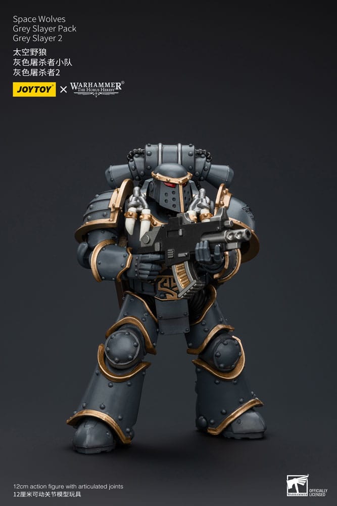Warhammer The Horus Heresy Figura 1/18 Space Wolves Grey Slayer Pack Grey Slayer 2 12 cm - Z POP Toys