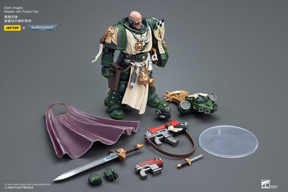 Warhammer 40k Figura 1/18 Dark Angels Master with Power Fist 12 cm
