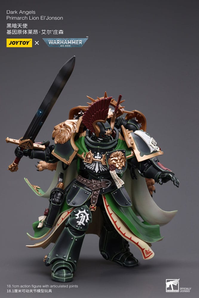 Warhammer 40k Figura 1/18 Dark Angels Primarch Lion El' Jonson 18 cm Reproducción