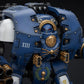 Warhammer The Horus Heresy Figura 1/18 Ultramarines Leviathan Dreadnought with Cyclonic Melta Lance And Siege Claws 29 cm       14 cm