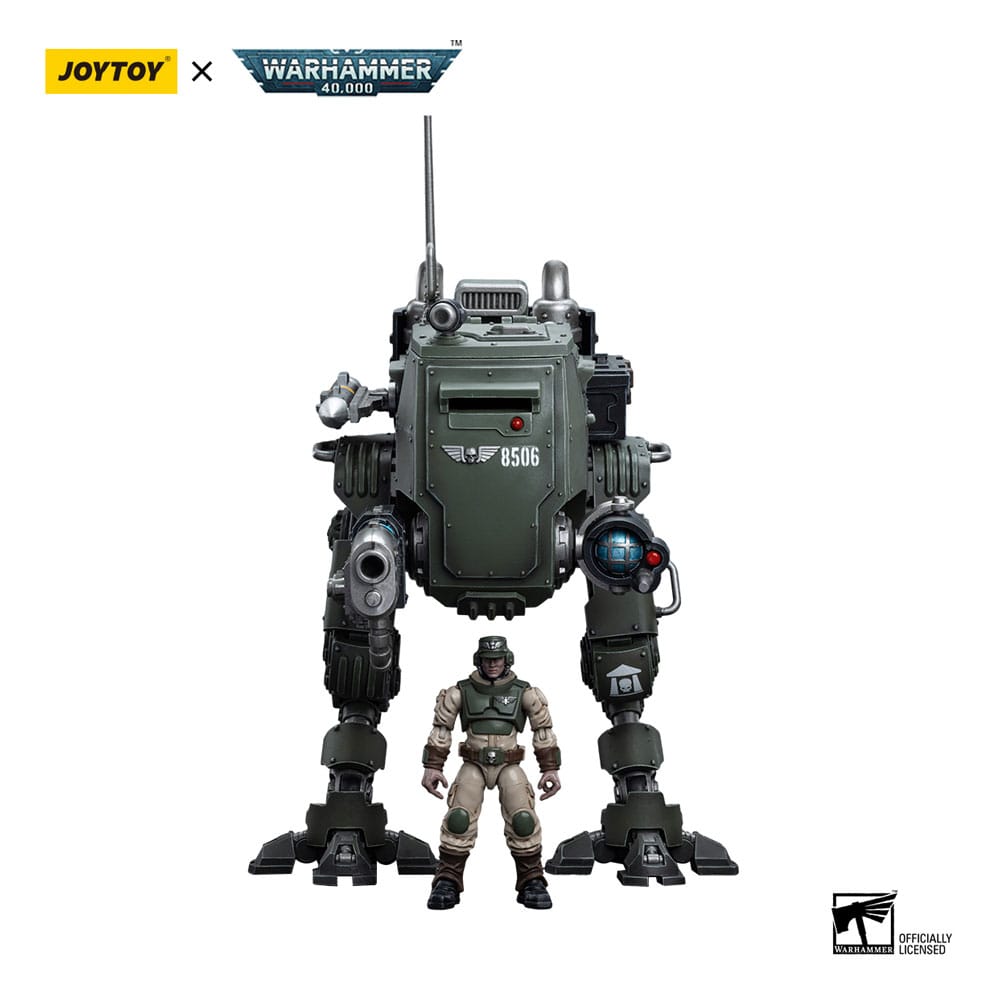 Warhammer 40k Figura 1/18 Astra Militarum Cadian Armoured Sentinel 12 cm - Z POP Toys