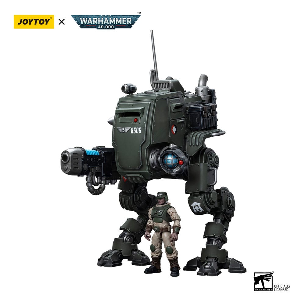 Warhammer 40k Figura 1/18 Astra Militarum Cadian Armoured Sentinel 12 cm - Z POP Toys
