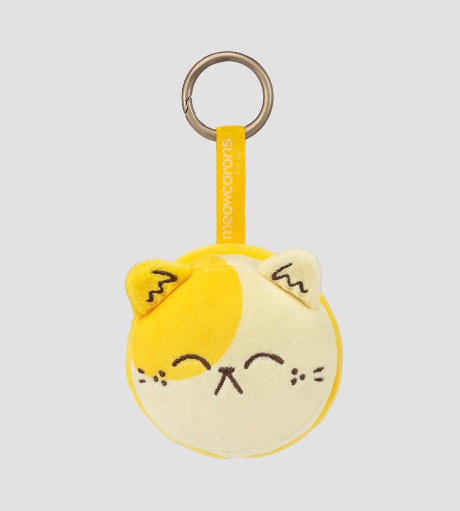 Meowcaron Colgante de bolso de peluche Smile 7 cm