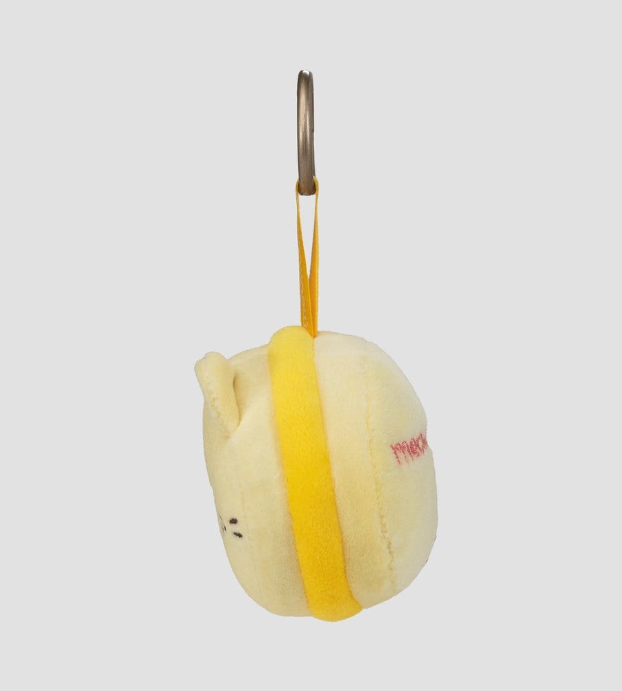 Meowcaron Colgante de bolso de peluche Smile 7 cm