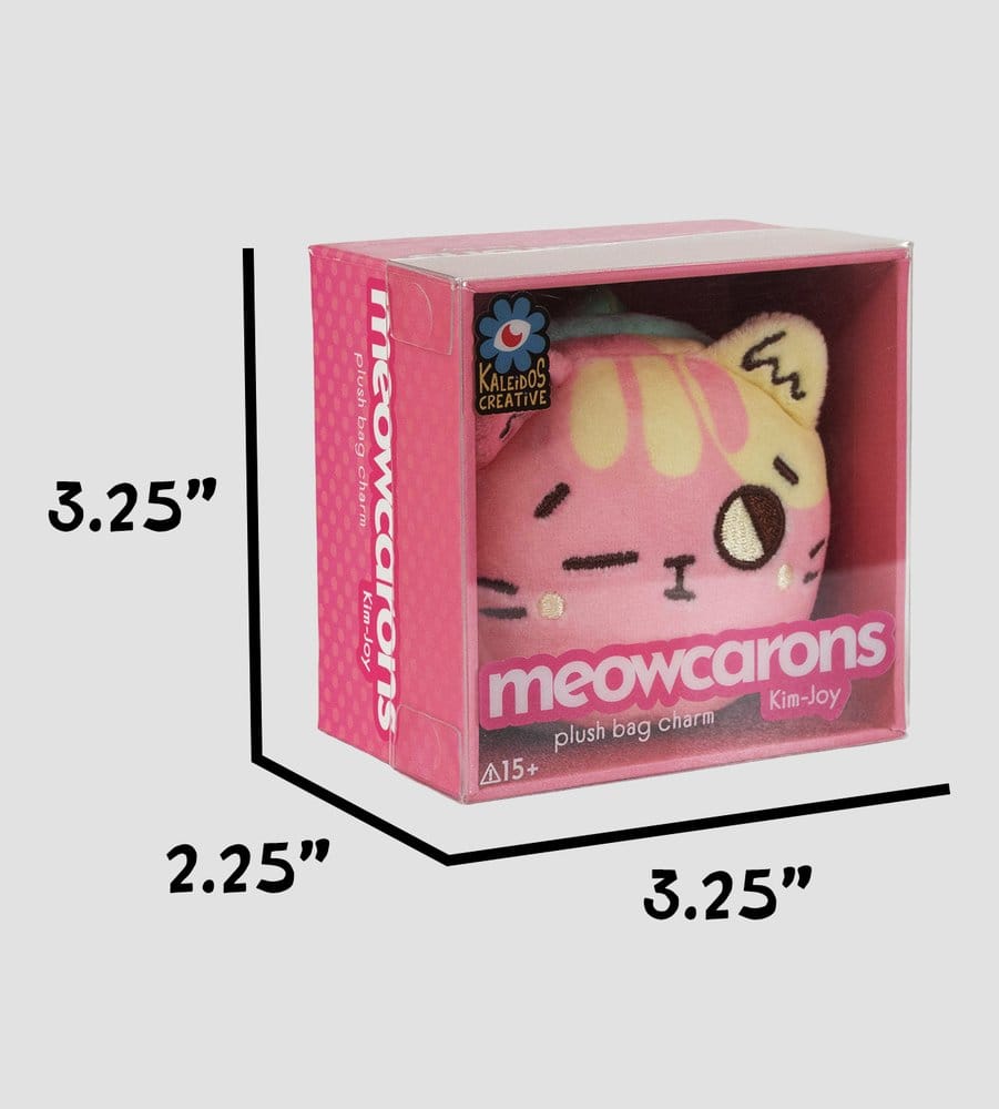 Meowcaron Colgante de bolso de peluche Wink 7 cm