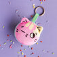 Meowcaron Colgante de bolso de peluche Wink 7 cm