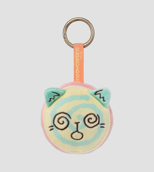 Meowcaron Colgante de bolso de peluche Spiral 7 cm