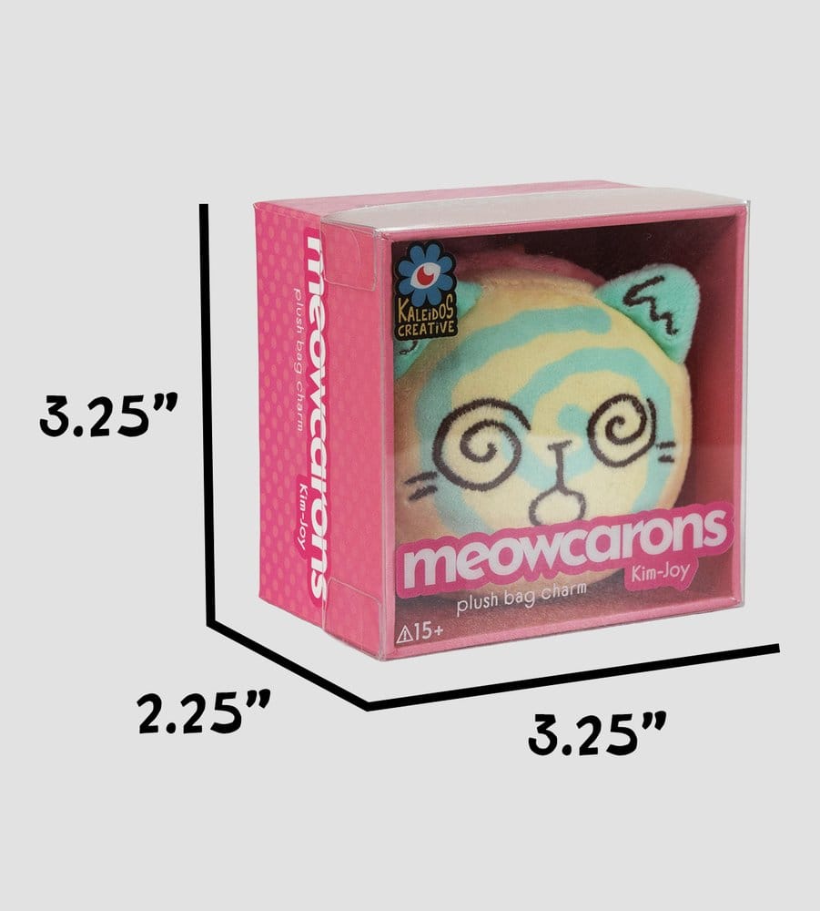 Meowcaron Colgante de bolso de peluche Spiral 7 cm