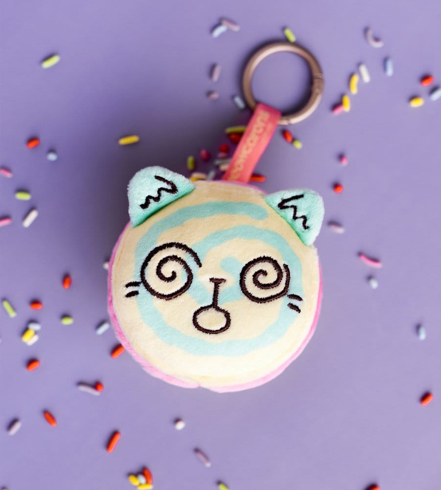 Meowcaron Colgante de bolso de peluche Spiral 7 cm