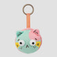 Meowcaron Colgante de bolso de peluche Scared 7 cm