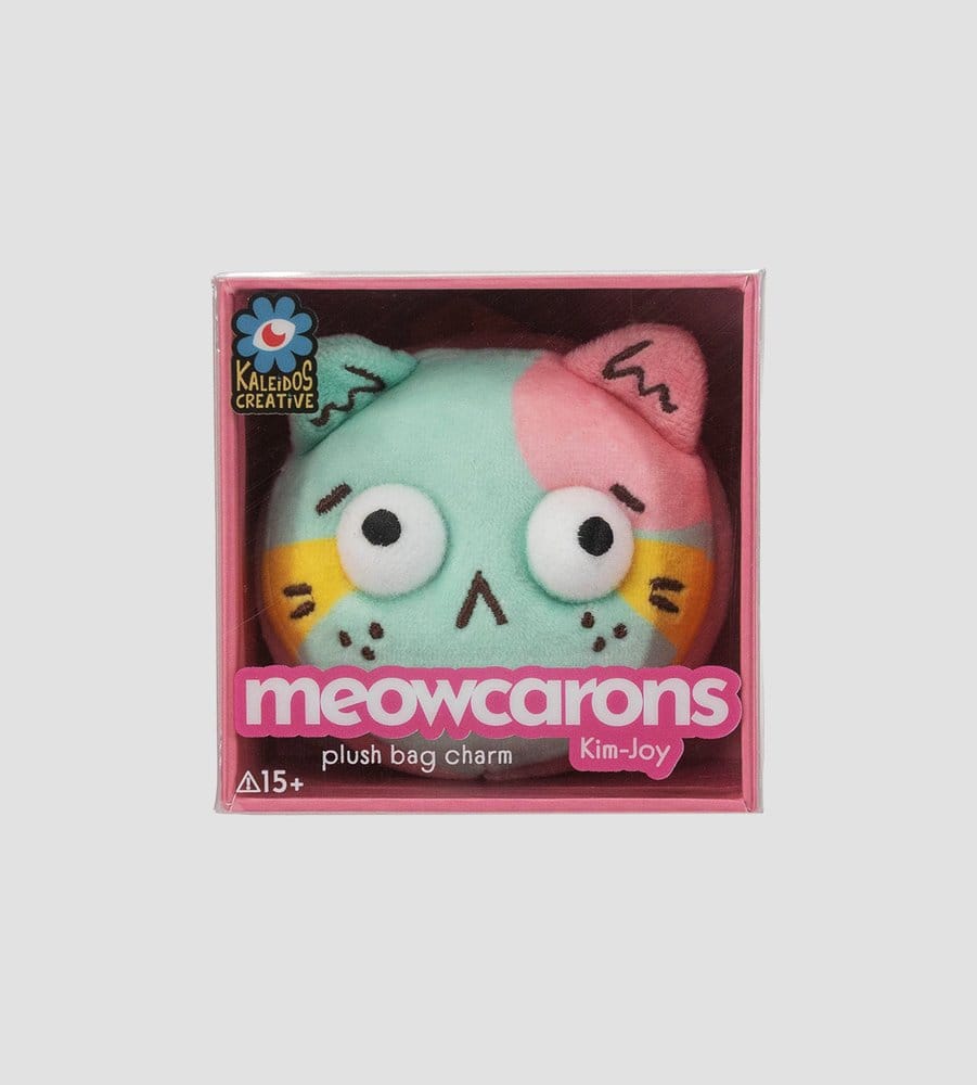 Meowcaron Colgante de bolso de peluche Scared 7 cm