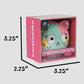 Meowcaron Colgante de bolso de peluche Scared 7 cm